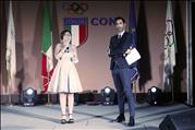 Paola De Micheli, presidente della Lega Pallavolo Serie A, con Alessandro Antinelli